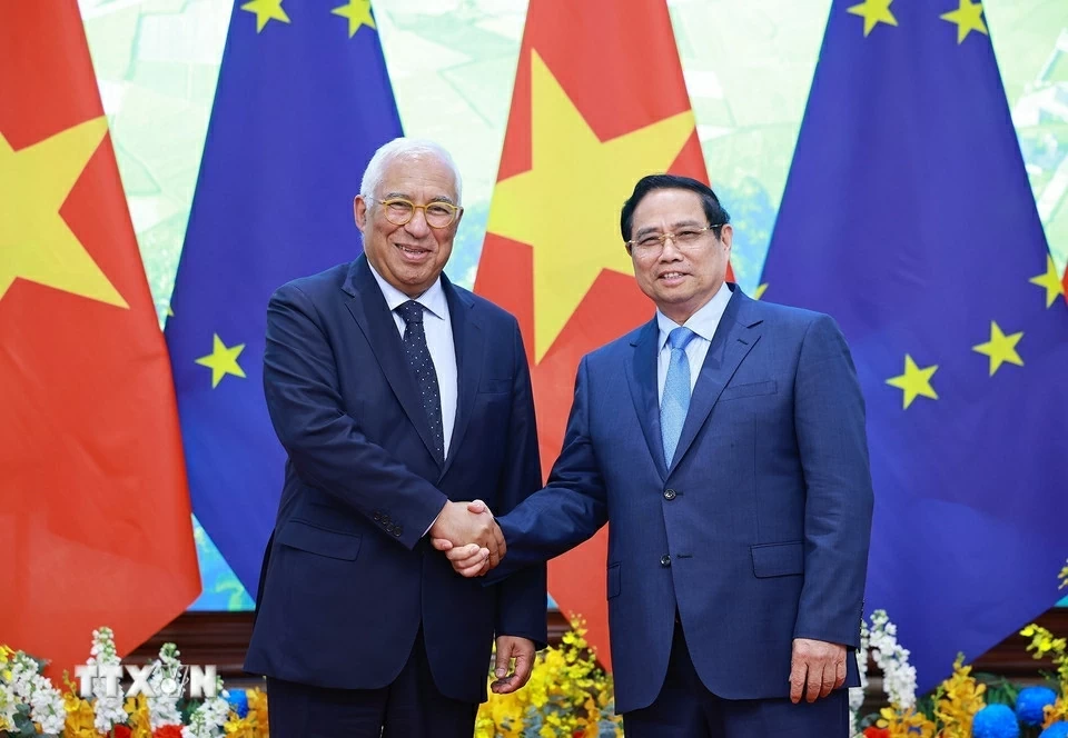 Prime Minister Pham Minh Chinh welcomes European Council President António Costa, seeks to deepen cooperation with the EU