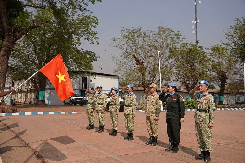 Tet holiday for the Blue Beret soldiers in Central Africa Tet holiday for the Blue Beret soldiers in Central Africa