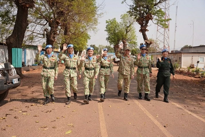 Tet holiday for the Blue Beret soldiers in Central Africa Tet holiday for the Blue Beret soldiers in Central Africa