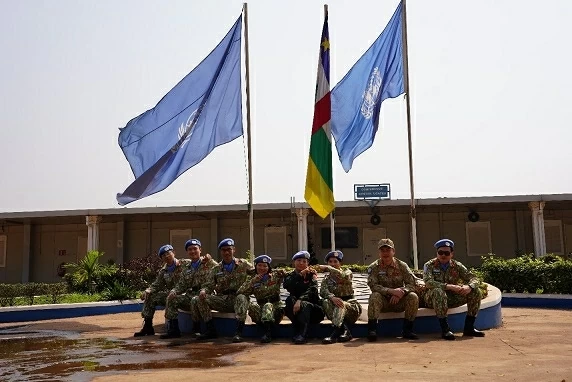 Tet holiday for the Blue Beret soldiers in Central Africa Tet holiday for the Blue Beret soldiers in Central Africa