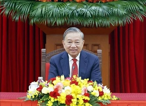 International leaders continue to send congratulatory messages to Party General Secretary To Lam