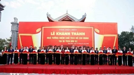 General Secretary To Lam attends inauguration of the Memorial House for President Ho Chi Minh at E2 Hill Relic