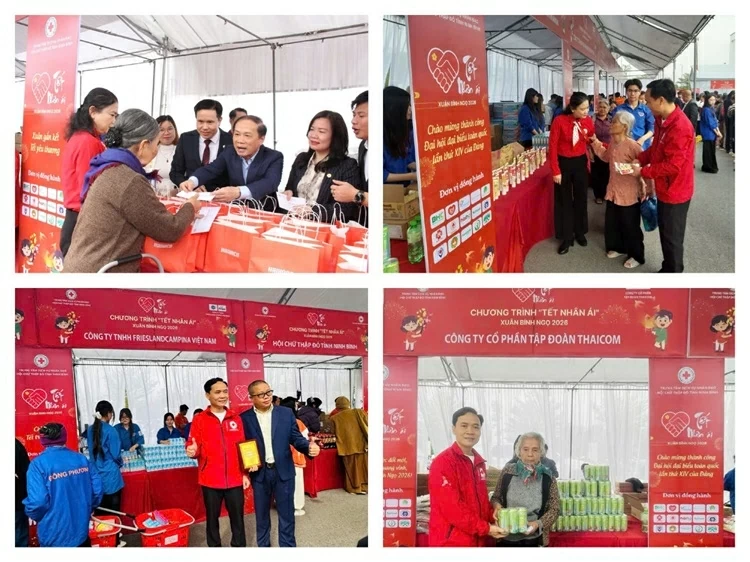 Inauguration of the 'Compassionate Tet' Program for the Year of the Horse 2026 at the Central Level in Ninh Binh Inauguration of the 'Compassionate Tet' Program for the Year of the Horse 2026 at the Central Level in Ninh Binh