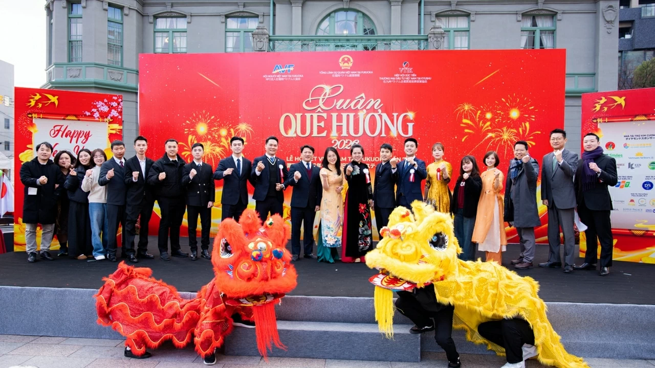 Homeland Spring 2026 in Fukuoka: Bringing the spirit of Vietnamese Tet to the heart of Kyushu, Japan