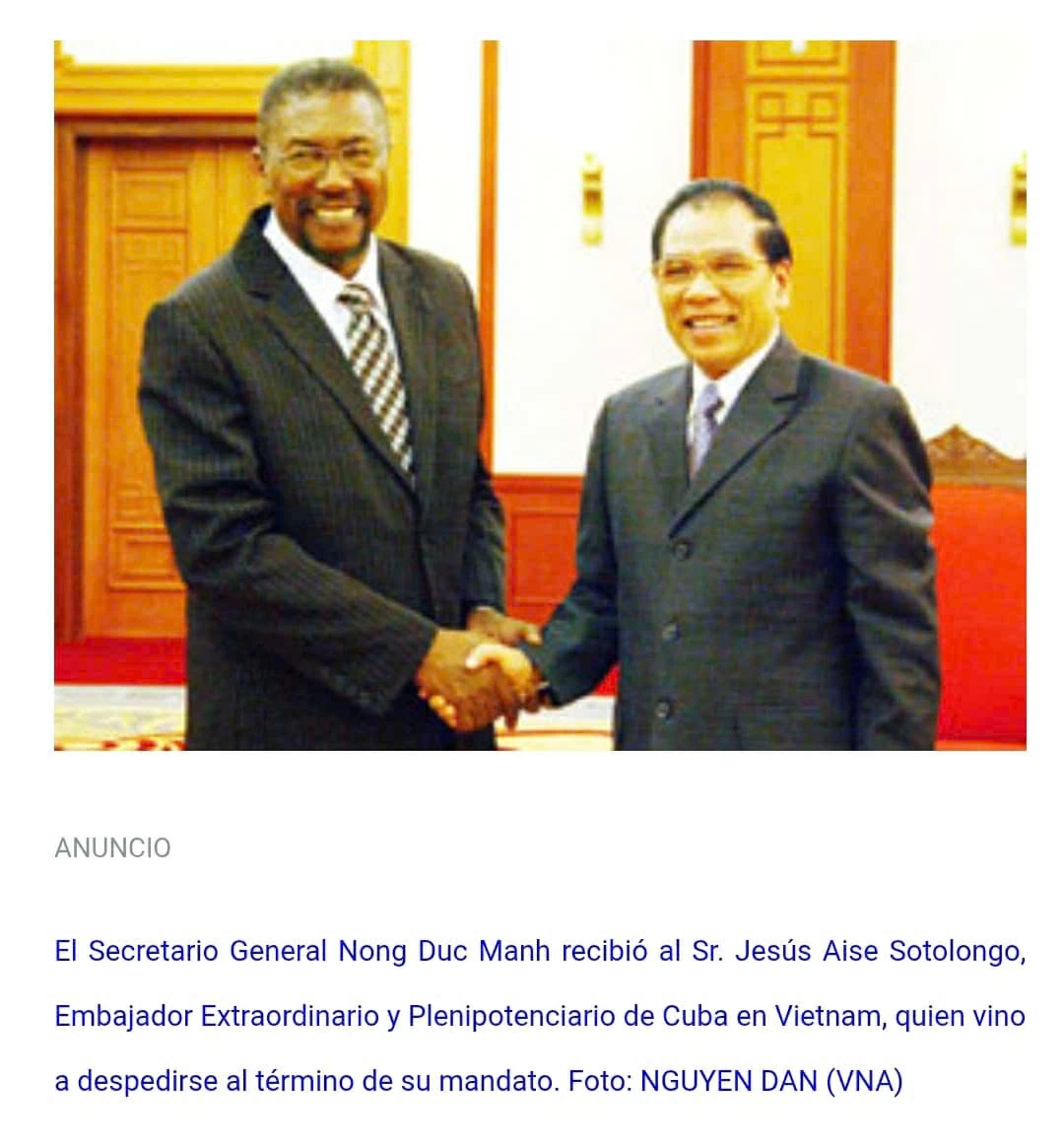 Vietnam in my heart - Former Cuba's Ambassador to Vietnam Jesús Aise Sotolongo Vietnam in my heart - Former Cuba's Ambassador to Vietnam Jesús Aise Sotolongo