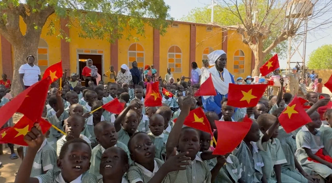 Vietnamese sappers prepare for a special Tet in Abyei