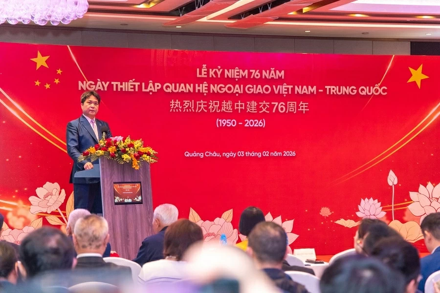 Celebrating 76 years of Vietnam-China diplomatic relations and Homeland Spring 2026 in Guangzhou Celebrating 76 years of Vietnam-China diplomatic relations and Homeland Spring 2026 in Guangzhou