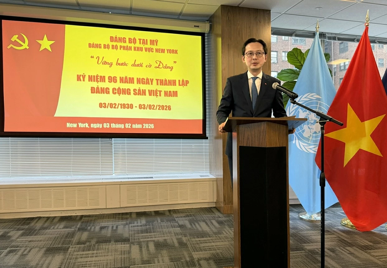 Vietnam’s Permanent Mission to the UN marks the 96th anniversary of the CPV’s founding Vietnam’s Permanent Mission to the UN marks the 96th anniversary of the CPV’s founding