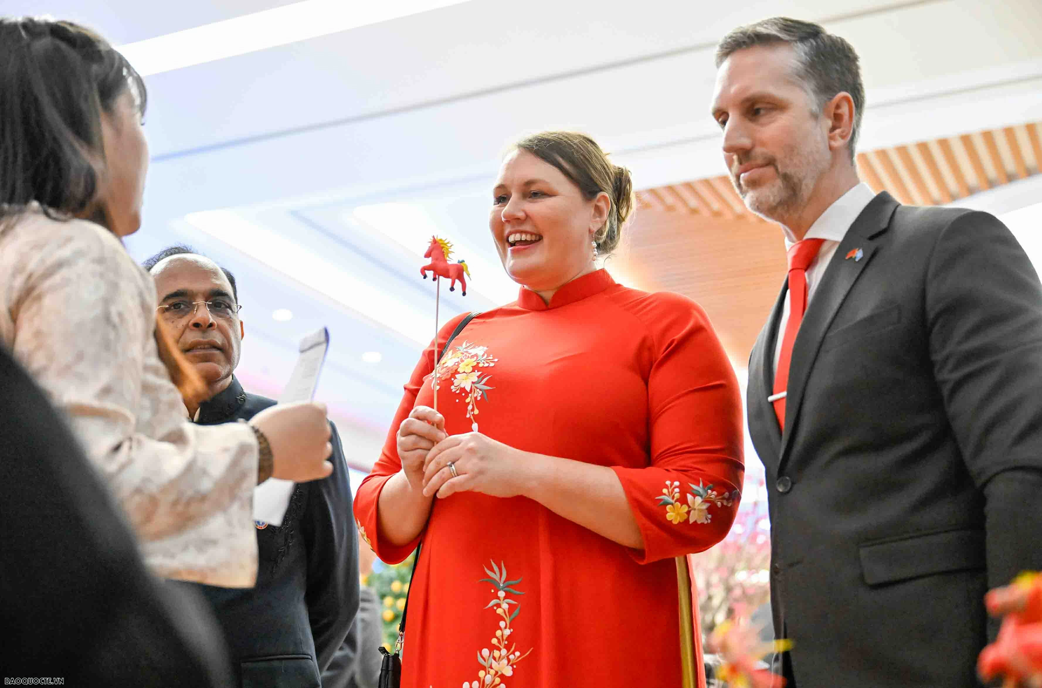 Prime Minister Pham Minh Chinh and spouse host Diplomatic Corps reception for the Lunar New Year of the Horse