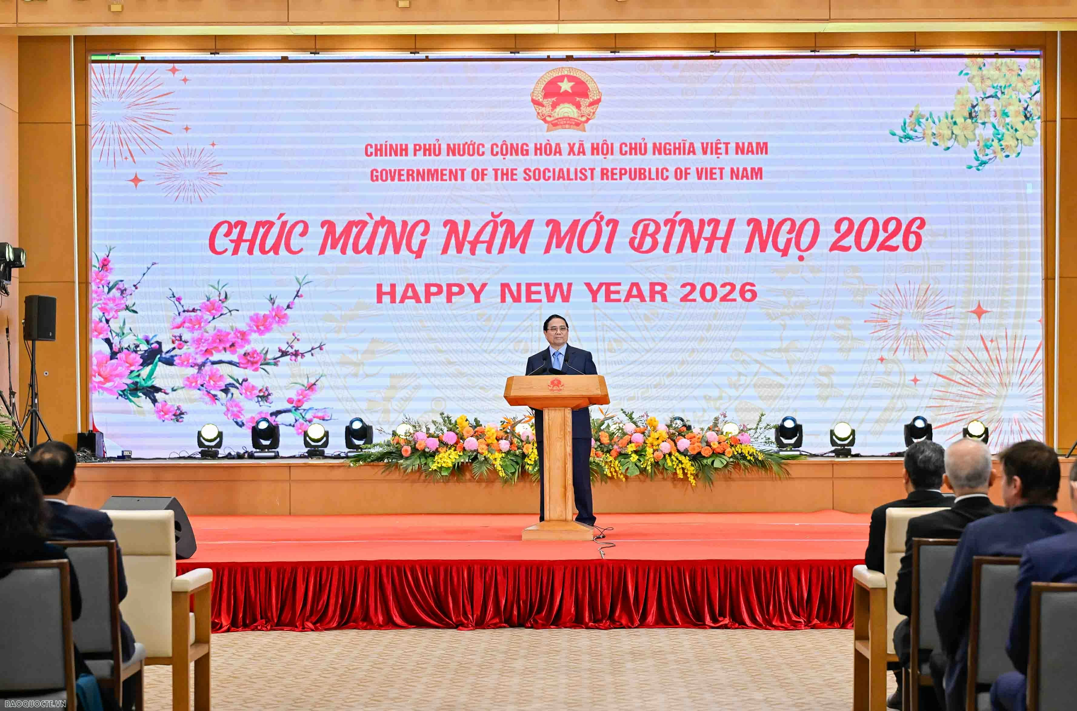 Prime Minister Pham Minh Chinh and spouse host Diplomatic Corps reception for the Lunar New Year of the Horse