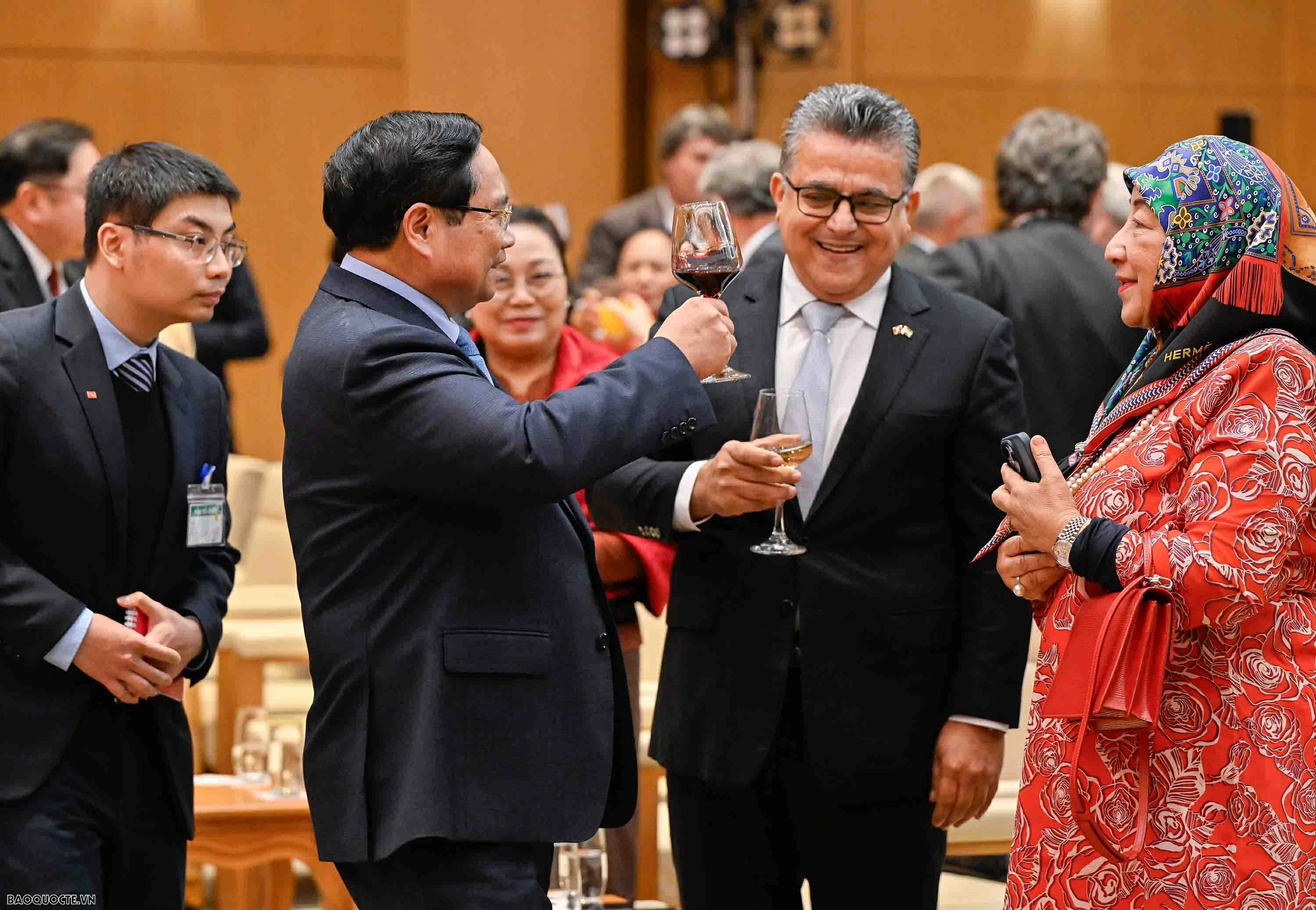 Prime Minister Pham Minh Chinh and spouse host Diplomatic Corps reception for the Lunar New Year of the Horse