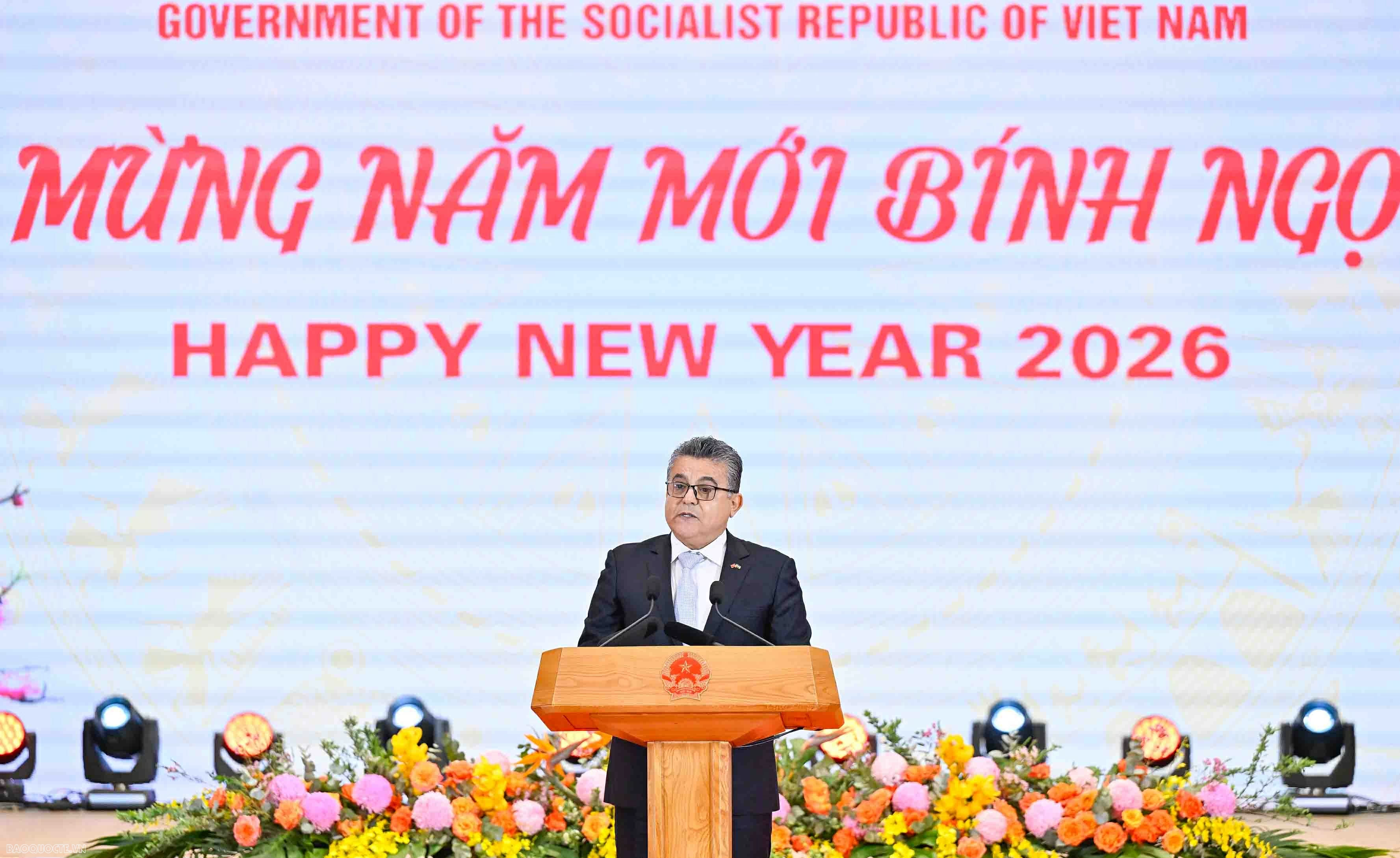 Prime Minister Pham Minh Chinh and spouse host Diplomatic Corps reception for the Lunar New Year of the Horse