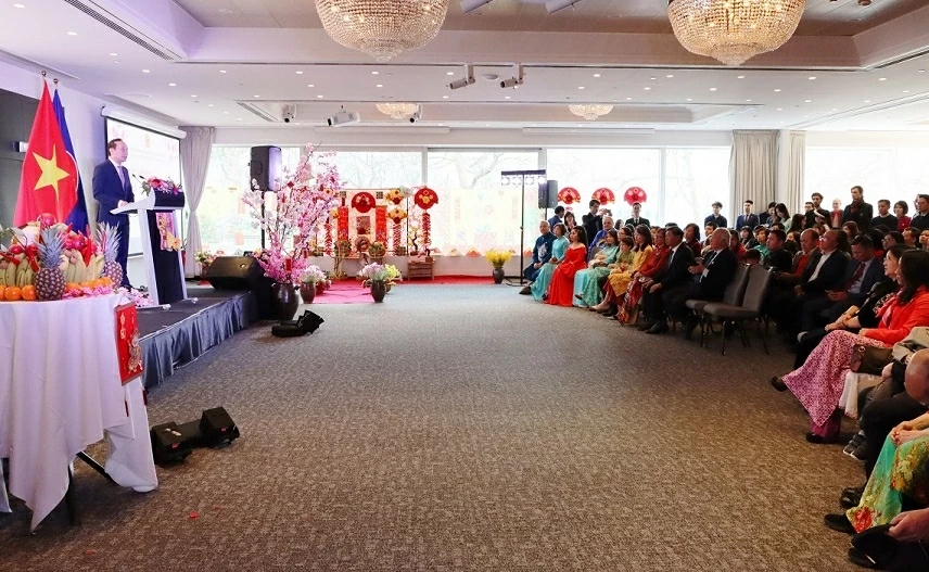 Vietnamese community celebrates Lunar New Year Binh Ngo 2026 in Belgium Vietnamese community celebrates Lunar New Year Binh Ngo 2026 in Belgium