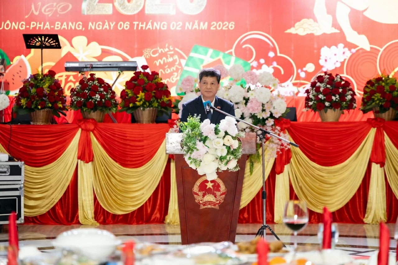 Vietnam Consulate General in Luang Prabang hosts diplomatic reception and community Tet 2026