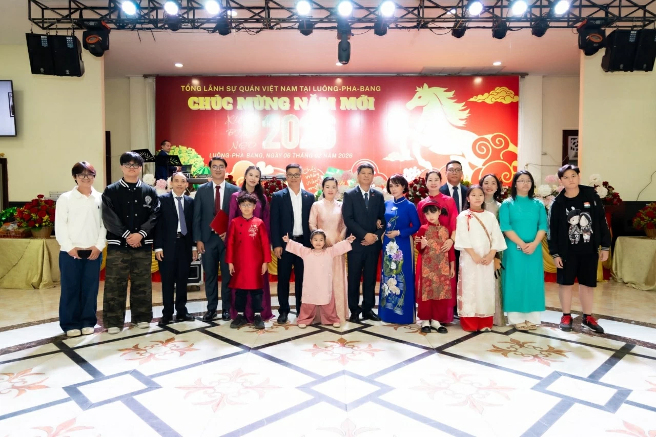 Vietnam Consulate General in Luang Prabang hosts diplomatic reception and community Tet 2026