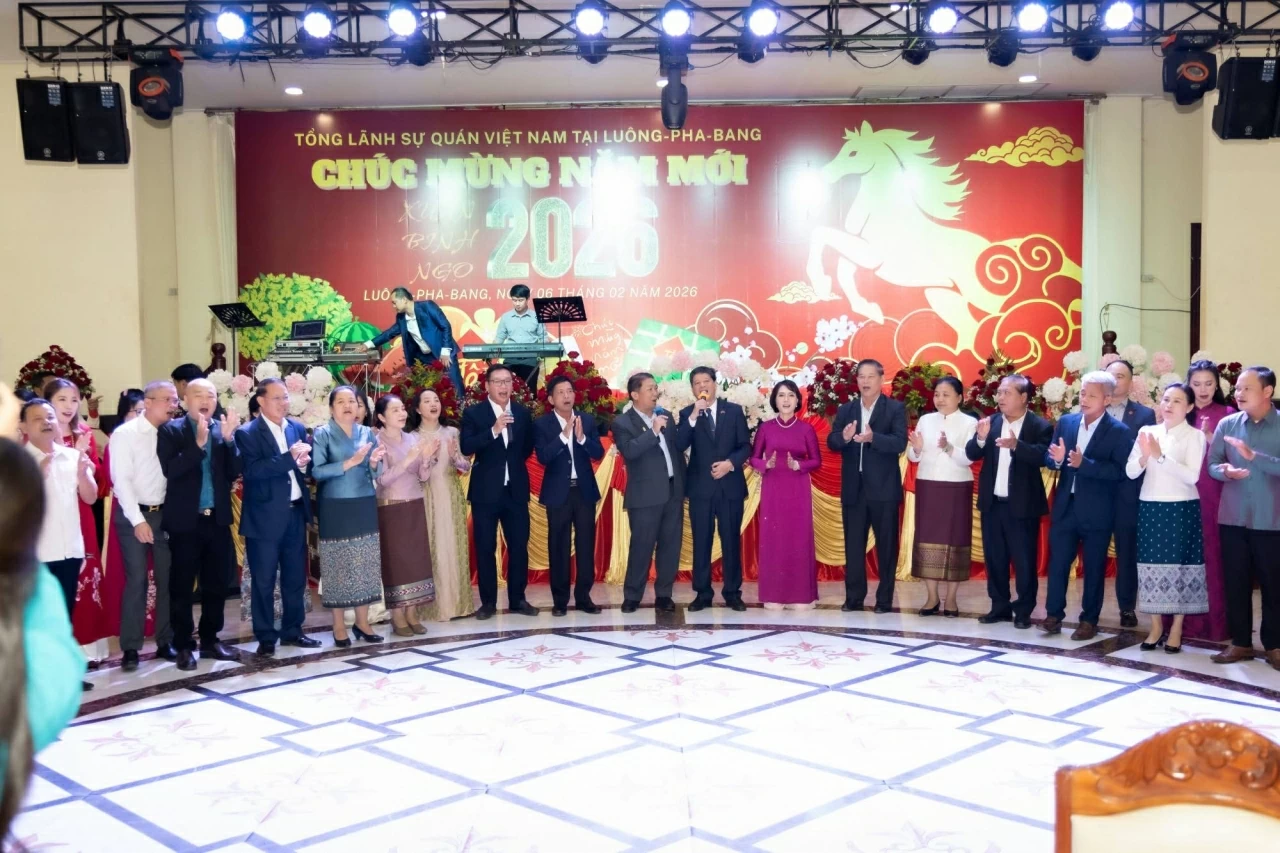 Vietnam Consulate General in Luang Prabang hosts diplomatic reception and community Tet 2026