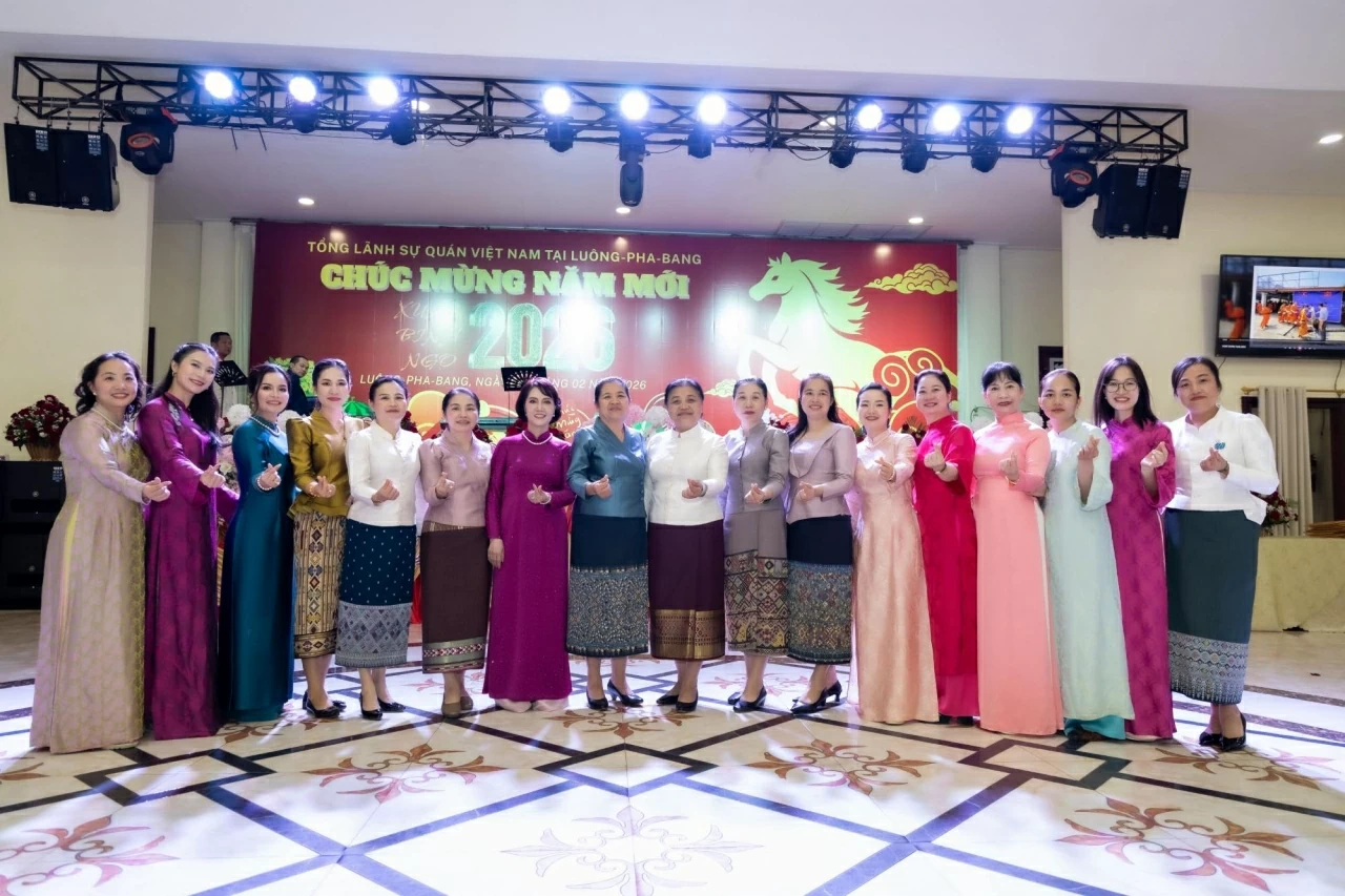 Vietnam Consulate General in Luang Prabang hosts diplomatic reception and community Tet 2026