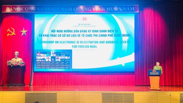 Workshop: Ministry of Foreign Affairs guides Electronic Identification Registration and Database Utilization for foreign NGOs