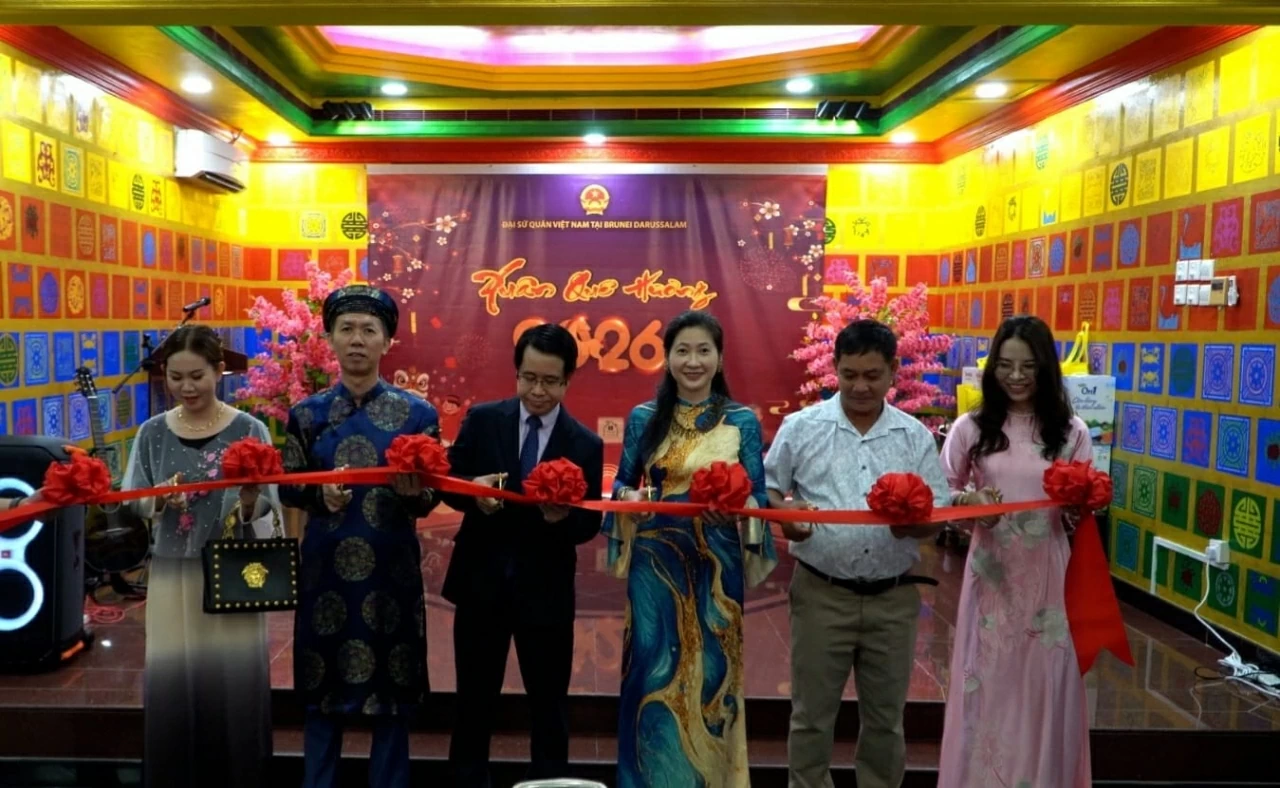 Community Tet 2026 and the inauguration of the Vietnamese Cultural Space in Brunei Darussalam