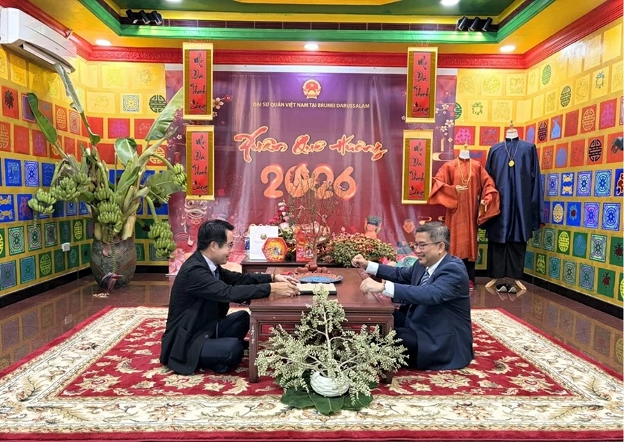 Community Tet 2026 and the inauguration of the Vietnamese Cultural Space in Brunei Darussalam