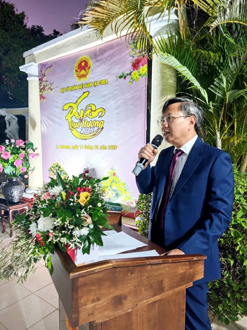 Warm Community Tet celebration of Lunar New Year Binh Ngo in Cuba