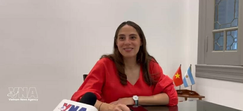Dr. Nadia Radulovich, an international relations expert and lecturer at the Faculty of Oriental Studies of the under the University of Salvador (USAL) (Photo: VNA)