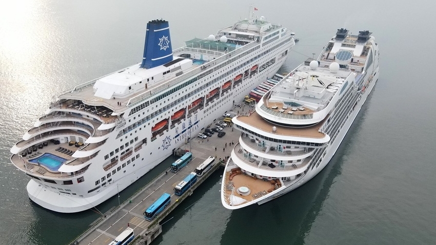 First cruises usher in upbeat Lunar New Year tourism season