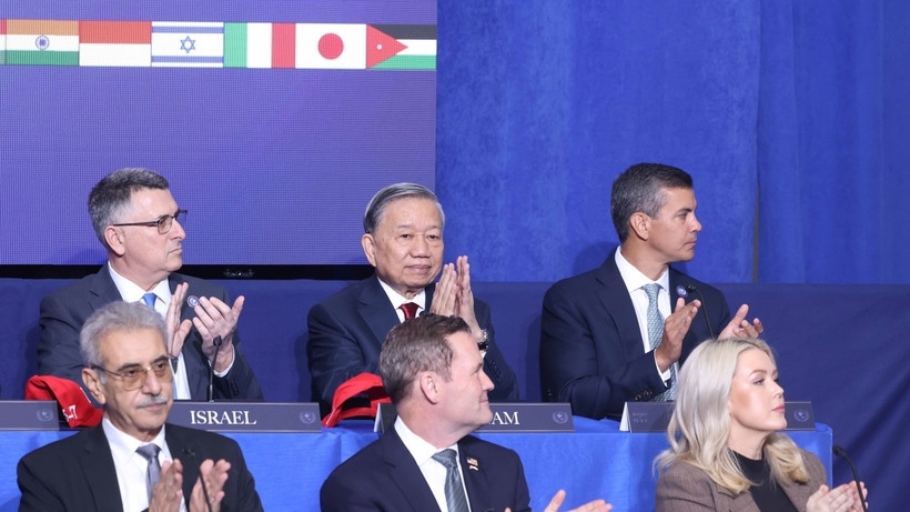 Party General Secretary To Lam attends inaugural meeting of Gaza Board of Peace in US