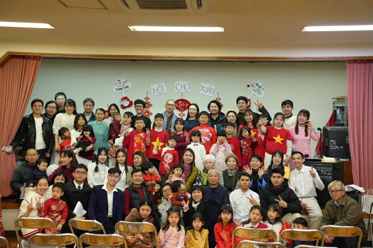 Vietnamese Language Schools in Osaka organize Spring Fair, spreading Vietnamese culture and language