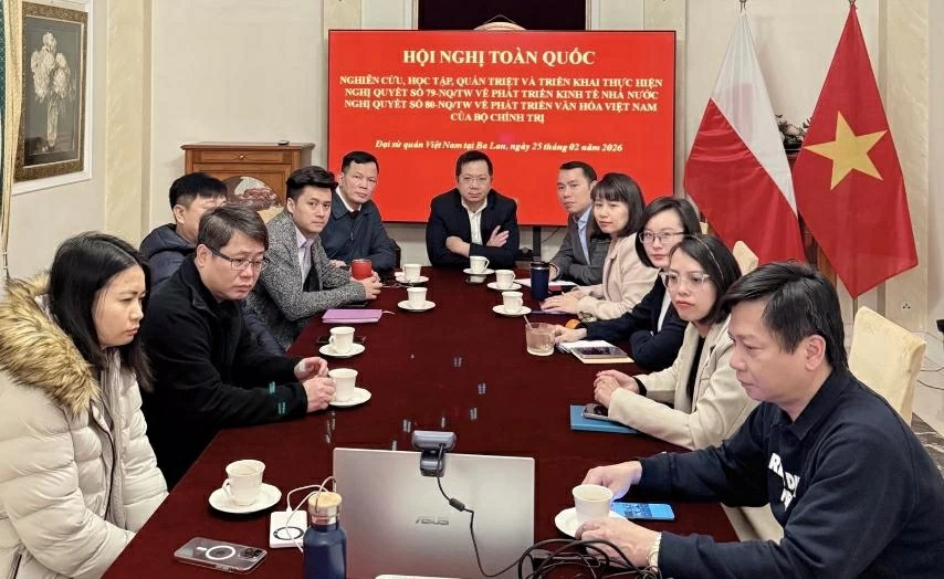MOFA attends national conference to implement resolutions 79-NQ/TW and 80-NQ/TW of the Politburo MOFA attends national conference to implement resolutions 79-NQ/TW and 80-NQ/TW of the Politburo