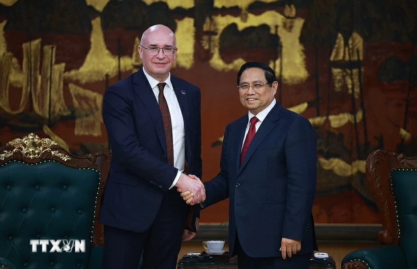 Prime Minister Pham Minh Chinh receives TASS Director General, promotes closer ties between Vietnamese and Russian news agencies