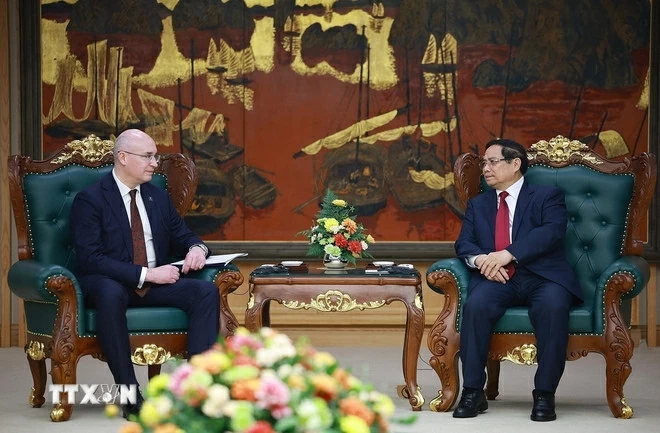Prime Minister Pham Minh Chinh receives TASS Director General, promotes closer ties between Vietnamese and Russian news agencies