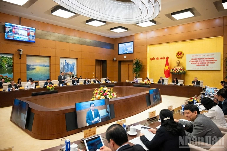 National online conference on implementing the election of National Assembly and People's Council deputies