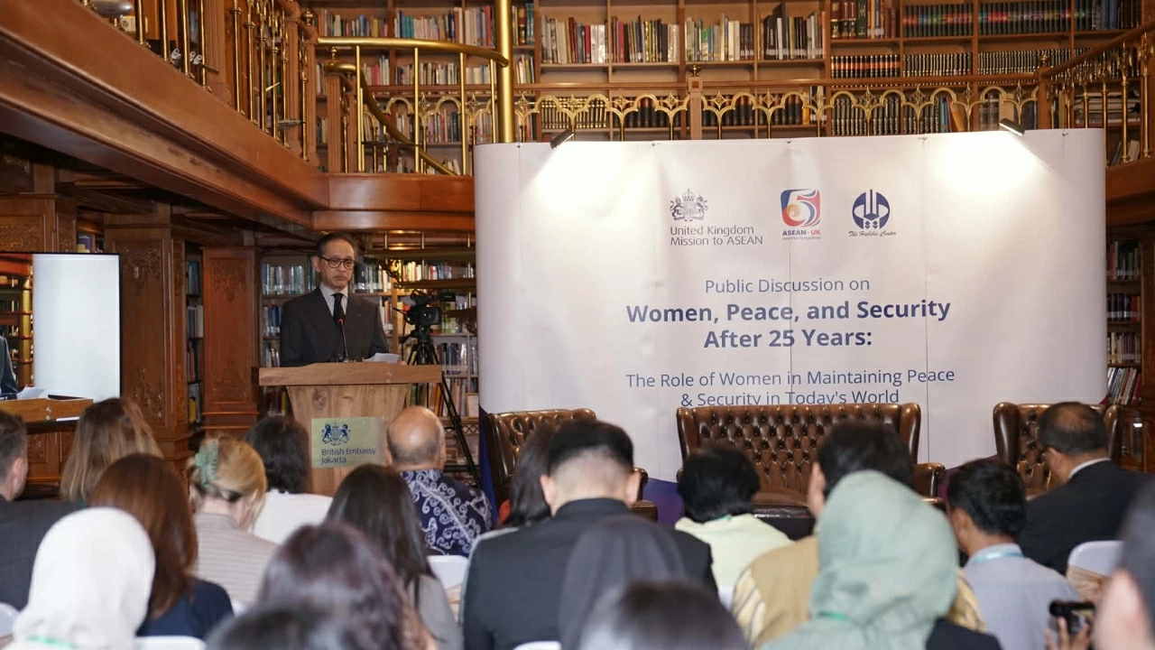 Launch ceremony held for logo marking five years of the ASEAN–UK Dialogue Partnership in Jakarta