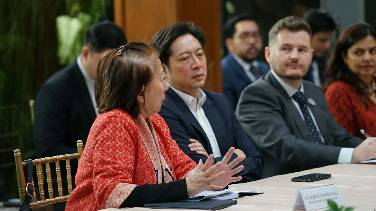 Launch ceremony held for logo marking five years of the ASEAN–UK Dialogue Partnership in Jakarta