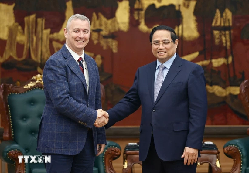 Prime Minister Pham Minh Chinh receives Belgian Ambassador to Vietnam Karl Van Den Bossche