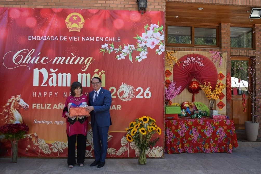 Vietnamese Embassy in Chile celebrates Lunar New Year, marks 55 years of diplomatic ties