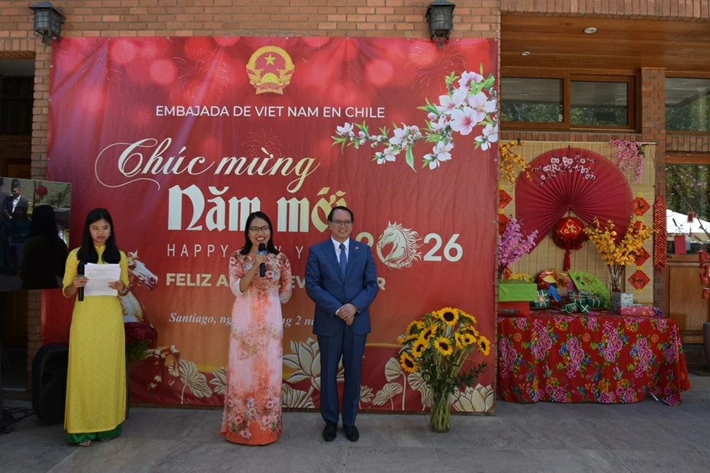 Vietnamese Embassy in Chile celebrates Lunar New Year, marks 55 years of diplomatic ties