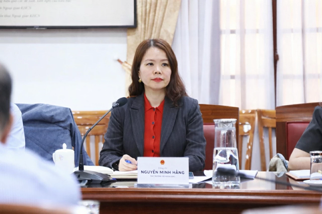 Deputy FM Nguyen Minh Hang chairs meeting on enhancing economic diplomacy to foster growth momentum after 14th National Party Congress