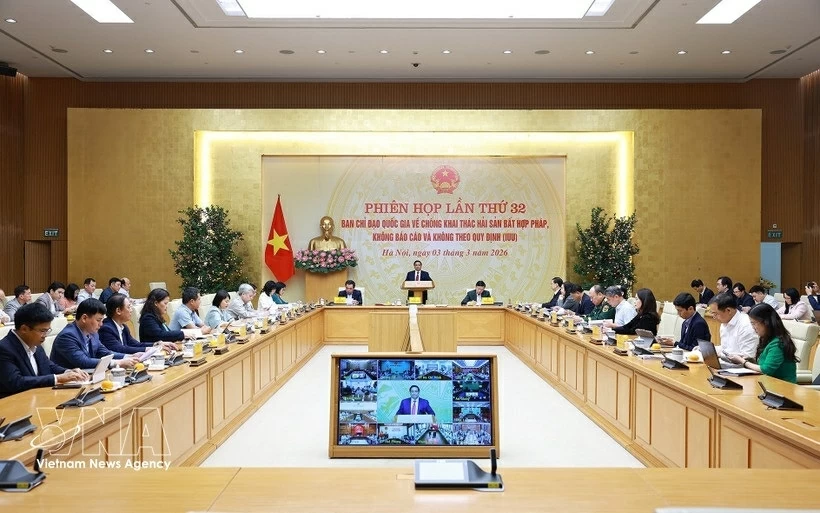 Prime Minister Pham Minh Chinh chairs 32nd meeting of national steering committee for anti-IUU fishing Prime Minister Pham Minh Chinh chairs 32nd meeting of national steering committee for anti-IUU fishing