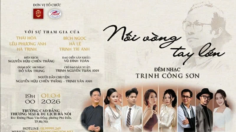 Music night 'Noi vong tay lon' in memory of late composer Trinh Cong Son