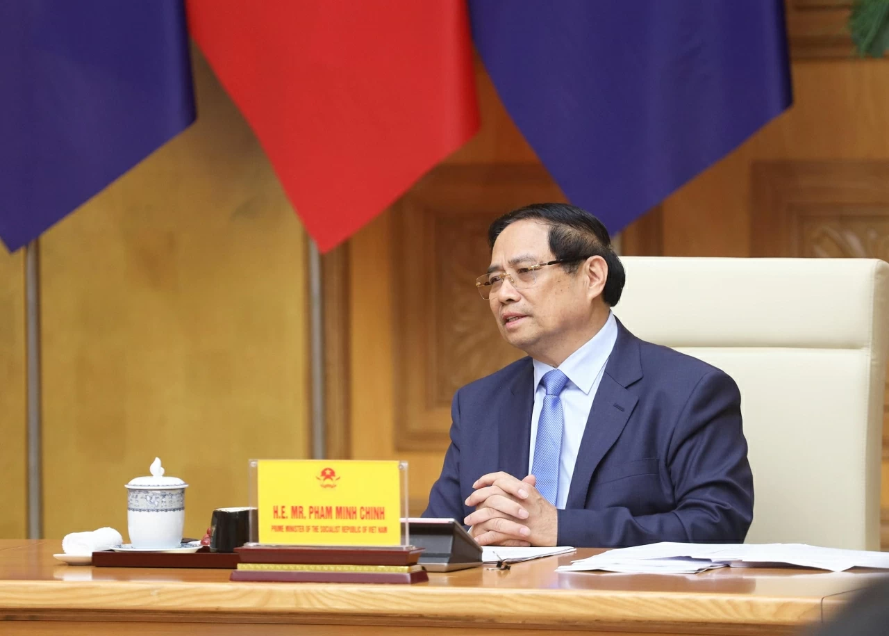 Prime Minister Pham Minh Chinh receives EU Ambassadors and Charges d'Affaires in Vietnam