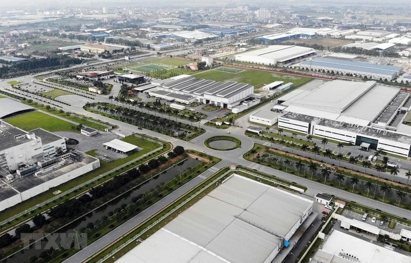 Thang Long II Industrial Park in Hung Yen province. (Photo: VNA) Thang Long II Industrial Park in Hung Yen province. (Photo: VNA)