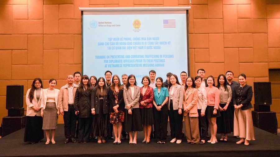 Training on combating human trafficking for diplomats preparing for overseas assignments