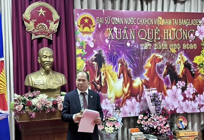 Homeland Spring 2026: Large gathering of Overseas Vietnamese and Bangladeshi friends
