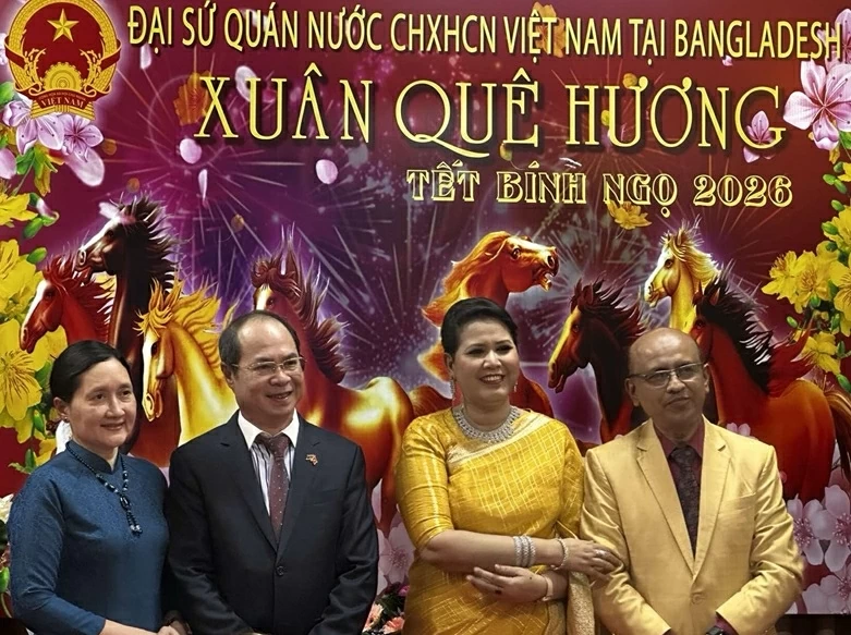 Homeland Spring 2026: Large gathering of Overseas Vietnamese and Bangladeshi friends