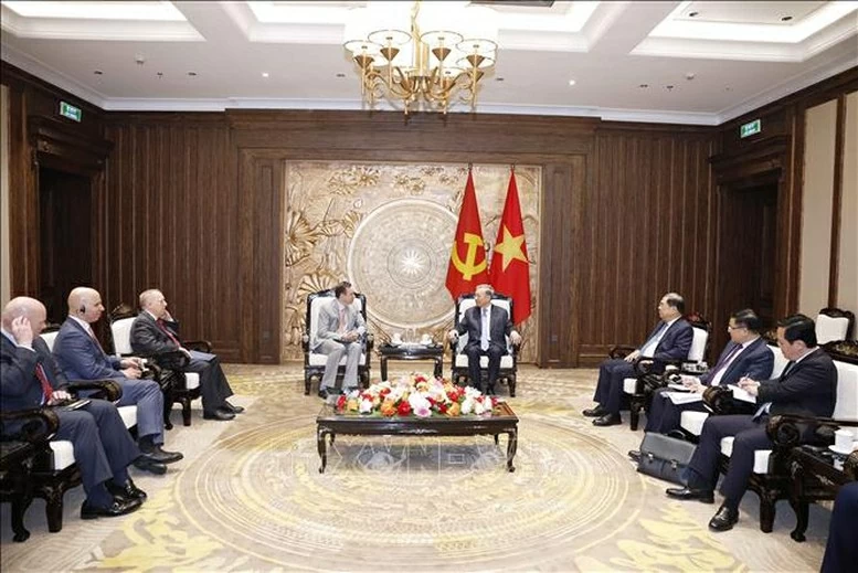 General Secretary To Lam receives President and CEO of US’s GE Vernova