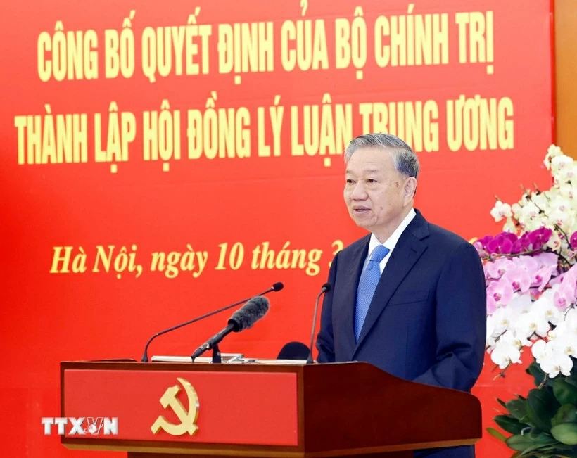 General Secretary To Lam chairs conference on establishment of Central Theoretical Council for 2026-2031 term