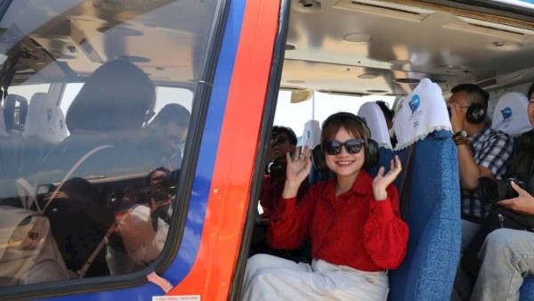 Sightseeing Ho Chi Minh City and Vung Tau from a helicopter