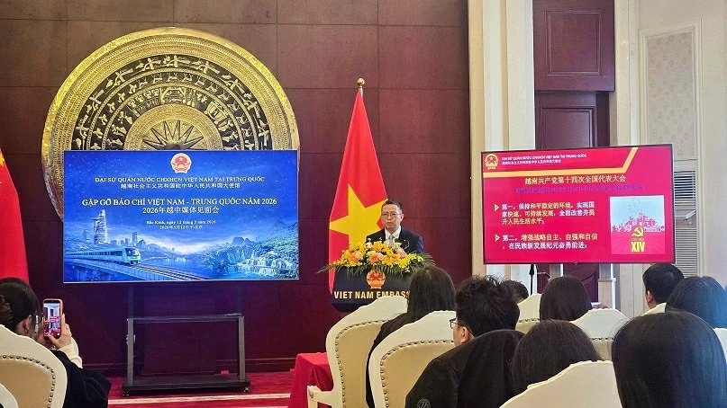 Vietnam Embassy in China hosts press meeting 2026 Vietnam Embassy in China hosts press meeting 2026